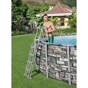 BERKFIELD HOME Bestway Flowclear 4-Step Safety Pool Ladder 132 cm