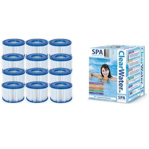 Lay-Z-Spa Accessories- 12 Filters And Chemical Starter Set - Bestway