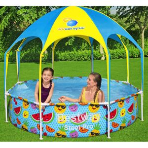 HOMMOO Bestway Steel Pro uv Careful Above Ground Pool for Kids 244x51 cm