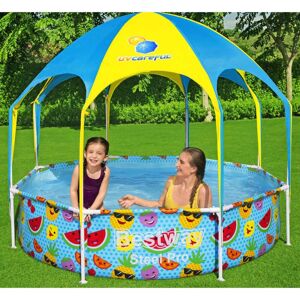 BERKFIELD HOME Bestway Steel Pro uv Careful Above Ground Pool for Kids 244x51 cm