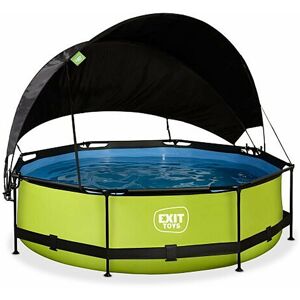 EXIT TOYS Exit Lime pool ø300x76cm with filter pump and canopy - green