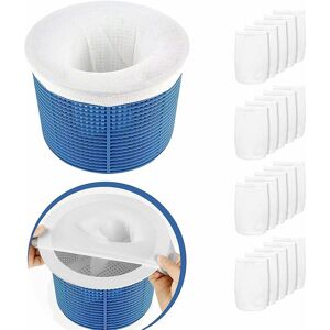 Extra Pool Skimmer Socks, Filter Bulbs for Baskets and Protein Skimmer, Fine Mesh Pack of 20 Groofoo