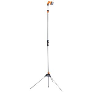 Hommoo - Garden Shower with Tripod 221 cm Aluminium