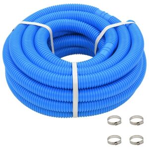 Hommoo - Pool Hose with Clamps Blue 38 mm12 m VD32711