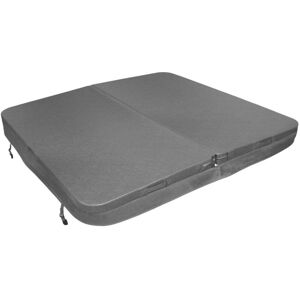 MONSTER SHOP Hot Tub Cover Spa Lid 210cm x 210cm Square Grey Hard Top