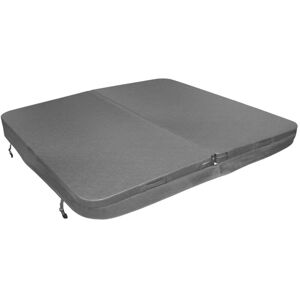 MONSTER SHOP Hot Tub Cover Spa Lid 220cm x 220cm Square Grey Hard Top