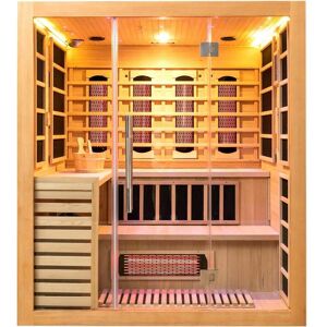 4-5 Person Hybrid Sauna With Traditional & Full Spectrum Infrared Complete Heat - Vidalux