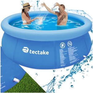 TECTAKE Inflatable pool ø 240 x 63 cm - swimming pool, outdoor swimming pool, inflatable swimming pool - blue