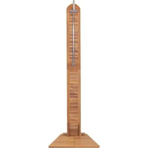 BERKFIELD HOME Mayfair Garden Shower Solid Teak 70x75x204 cm