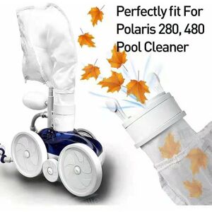 Pool Cleaner Bags for Polaris 280 or 480, 2 Pcs Nylon Zipper Bag Replacement Multi-Use Mesh Bags Groofoo