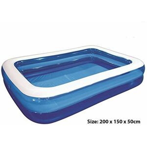 Asab - Inflatable Paddling Pool Baby Kids Toddler Soft Outdoor Swimming Pools