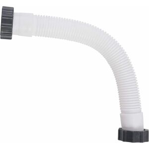 Replacement flexible hose for swimming pool filter, swimming pool pump hose, suction hose, white, 40.6cm - Alwaysh