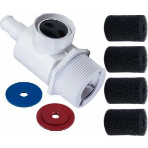 9-100-9001 Pool Cleaner uwf Connector Replacement Part with 4 Packs 9-100-3105 Sweep Hose Scrubber - Rhafayre