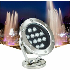 RHAFAYRE Submersible LED Lights IP68 Waterproof Swimming Pool Spot Light 24V LED Underwater Spotlight Full Stainless Steel Color Landscape Lighting