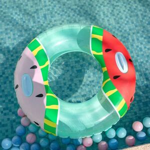 Swimming Buoy, Inflatable Pool Floats, Watermelon Shaped Floating Toys, Summer Toys for Swimming Pool, Beach, Pool Party Decorations(90cm) - Rhafayre