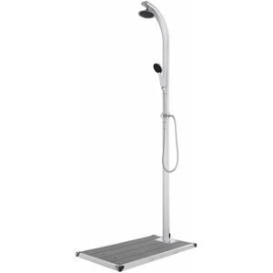 BERKFIELD HOME Royalton Garden Shower with Grey Base 220 cm Aluminium