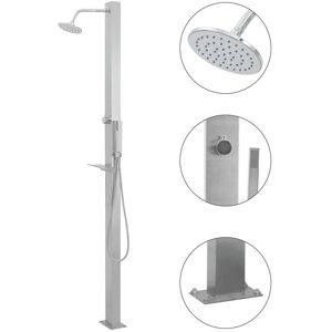 Berkfield Home - Royalton Outdoor Shower Stainless Steel Straight