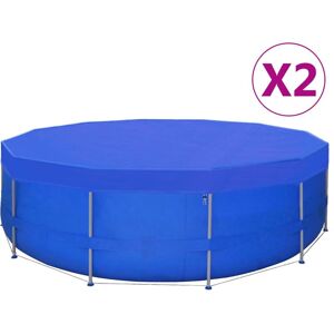 Berkfield Home - Royalton Pool Covers 2 pcs pe Round 460 cm 90 g/m²