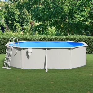 BERKFIELD HOME Royalton Swimming Pool with Safety Ladder 490x360x120 cm