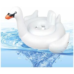 NEIGE SnowBaby Swim Ring, Kids Floating Swim Ring (Swan-White)