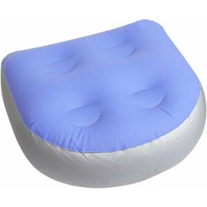 HOOPZI Soft inflatable back spa cushion - Spa accessory - Relaxing booster for bathtub, jacuzzi - Massage mat for adults and children - Blue