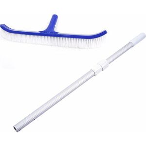 Héloise - Swimming Pool Cleaning Brush 18 Inch Wall Floor Algae Removal Brush Cleaner Swimming Pool Accessories Cleaning Tools