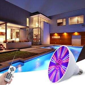 Groofoo - Swimming Pool Lighting 120V 40W rgb led Bulb E27 PAR38 Waterproof with 18 Key ir Remote (rgb)