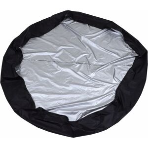 Groofoo - Tarpaulins and Accessories Spa Cover Round Pool Outdoor Protective Cover Spa Cover Inflatable Swimming Pool Cover Protector (190x90cm,black)