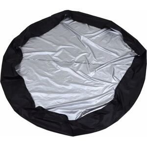 Tarpaulins and Accessories Spa Cover Round Pool Outdoor Spa Cover Inflatable Swimming Pool Cover Protector (190x30cm,black) GROOFOO