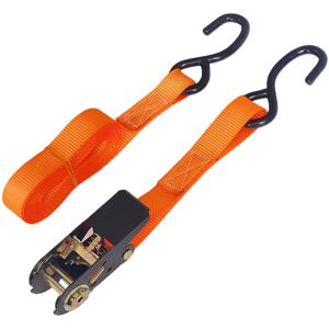 Denuotop - tie-down strap with ratchet tensioner 800 kg - 25 mm x 5 m - 2 pcs