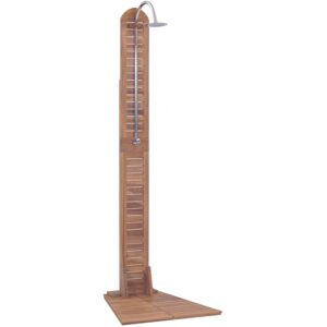 SWEIKO Garden Shower Solid Teak 70x75x204 cm VDTD28855