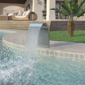 SWEIKO Pool Fountain Stainless Steel 45x30x65 cm Silver VDTD27980