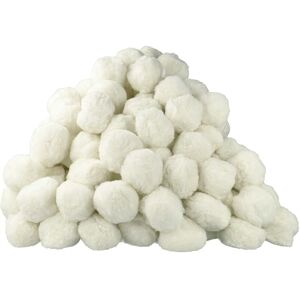 1x 1000 g Filter Balls Packaged compatible with Arebos Pool Filter Unit, Sand Filter System - 50 mm - Vhbw