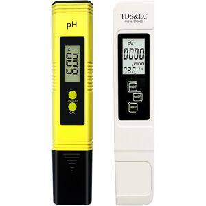 TINOR Water Quality Tester, Electronic ph Meter Tester, tds&ec Meter Temperature, Auto Calibration, tds ph ec Temperature 4 in 1 Set for Swimming Pool,