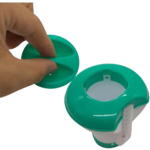 HÉLOISE 2 in 1 Floating Chlorine Dispenser and Thermometer for Swimming Pool, Pool, Spa, Water Park (13 x 12 x 5cm)