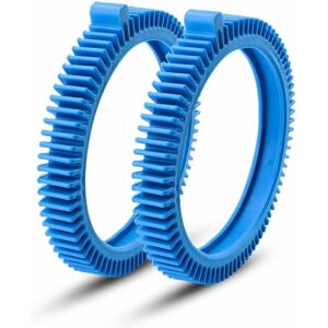 CYSLMUK 2 Pack Front Tire Blue Pool With Bump Cleaning Parts 2X 4X Pressure Wheels 896584000-143