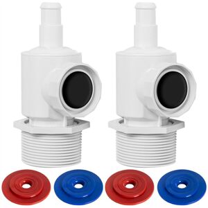Tlily - 2Pack 9-100-9001 Wall Fitting Connector for Cleaner, Pressure Relief Valve Pool Sweep Hose