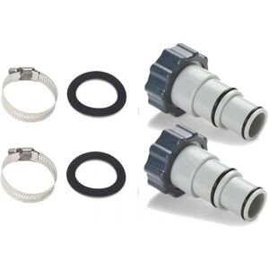 Cyslmuk - 2Pcs Pool Hose Adapter, Adapter for Intex Pool, Pool Hose Adapter, Hose Adapter for Pump, Connector for Pool Hose ø 32 and 38 mm