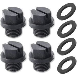 MEMKEY 4-Pack Drain Plugs with O-Rings Pump Plug Pool Filter SPX1700FG Replacement Pool Drain Pump Plug for Hayward Pumps