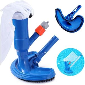 YMYNY Above Ground Pool Vacuum Cleaner, Portable Pool Cleaning Vacuum Cleaner with Sandbag and Brush, Swimming Pool Accessories for Pond, Pond Fountain
