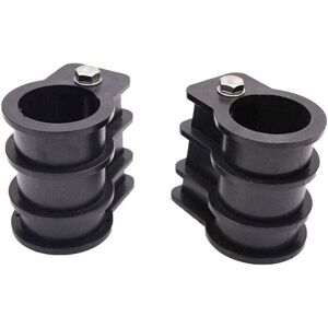 Ymyny - fliti Pool ladder replacement set with bolts and rubber ladder with pool anchor and round pool rosette,