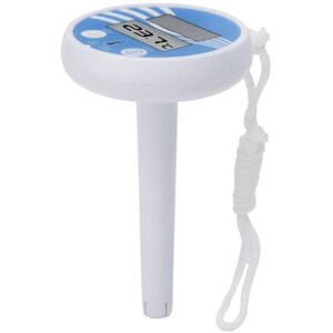 GOTRAYS Floating Pool Thermometer Solar Powered Digital Water Temperature Gauge with String for Outdoor/Indoor Swimming Pools, Bathtubs, Spas, Hot Tubs, and