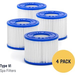 GOTRAYS Hot Tub & Spa Filter Replacement Cartridge - for Coleman SaluSpa Filters, Bestway Filter, Lay-Z Spa, Intex, S1 Filter Replacement, Spa Filter