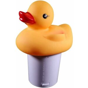 HÉLOISE Large Capacity Floating Chlorine Dispenser, Chlorine Float, Small Yellow Duck Floating Pool Chemical Chlorine Dispenser, Floating Dispenser Container