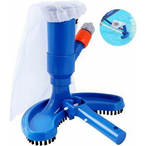 Fuhuida Trading - Mini Jet Swimming Pool Vacuum Cleaner with Portable Quick Cleaning Suction Head with Brush and Hose Connection (Hose Not Included),