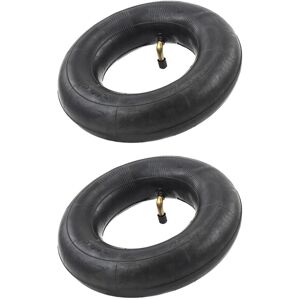 TLILY Pack of 2 Inner Tubes with TR87 Valve for Wheelbarrow, Sack Truck, Handcart 3.00-4, 10X3, 260X85 Black