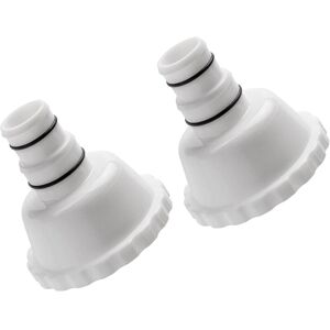 SJQKA Pack of 2 replacement skimmer vacuum adapters, for 1.5' and 1.25' hose connections, compatible with Summer Waves above ground pools.