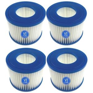 Ymyny - Pack of replacement filter cartridges for Lay-Z-Spa Bestway Flowclear Bestway spa Type vi Pool