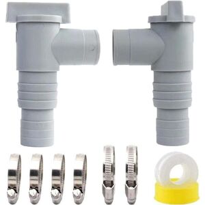 Ymyny - Pack Pool Maintenance/Shut-Off Valve with 32/38mm Hose Connector, Pool Shut-Off Valves, Double Split Pool Valve Hose Plunger Pool Accessories