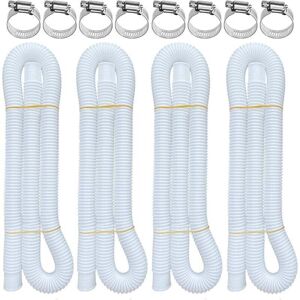 YMYNY Pack Replacement Pool Pump Hose 1.5 Inch Diameter, 59 Inch Long Filter Pump Hose Compatible with Intex Pump Models 607 and 637. mumu